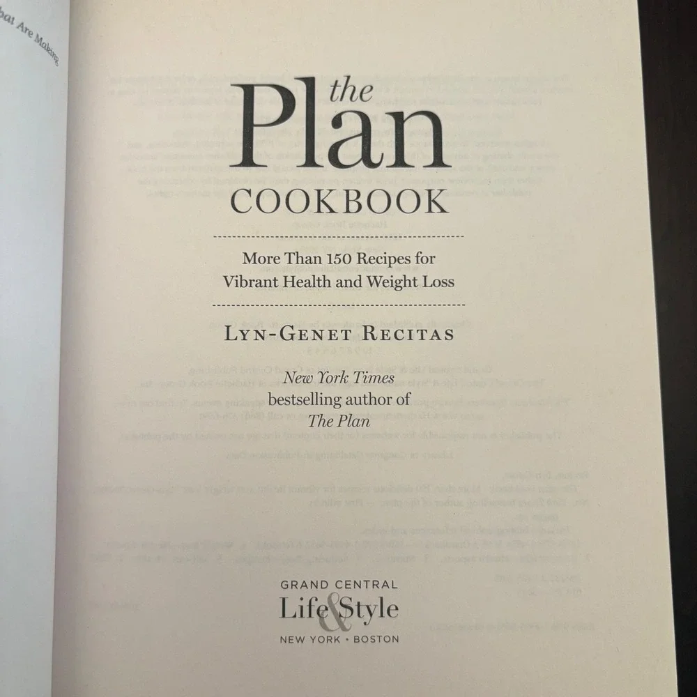 The Plan Cookbook Lyn-Genet‎ Recitas Anti-Inflammatory Recipes Weight Loss